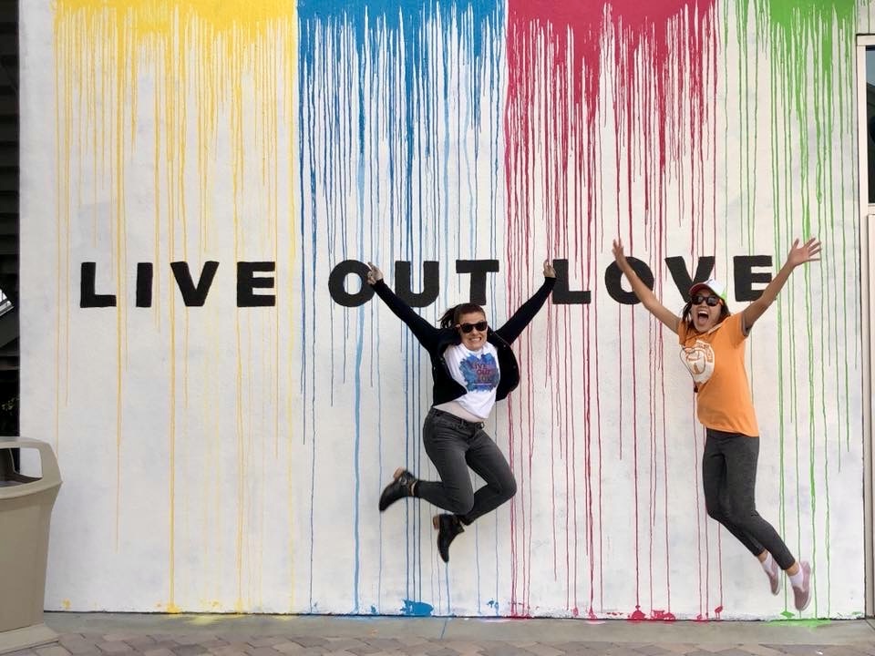 jumping for joy