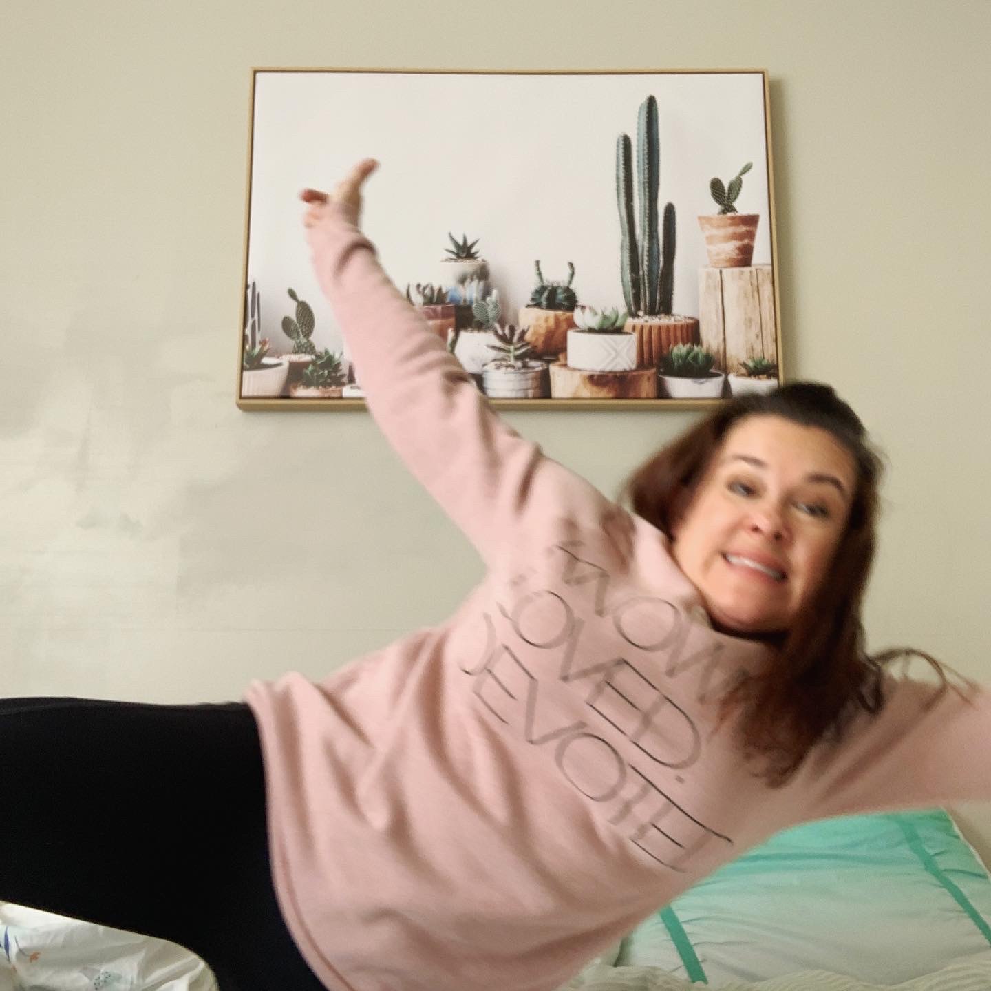 Nicole having fun